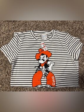 Striped Mini Dress OSU Oklahoma State size small